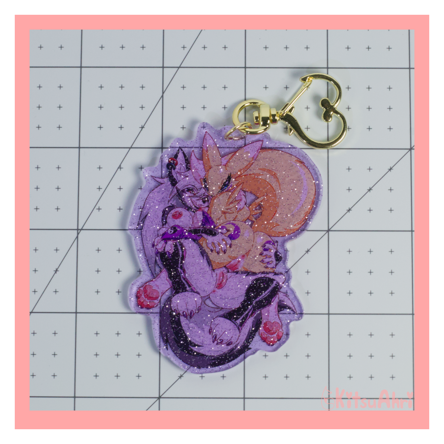 Double Ended Waifus Keychain