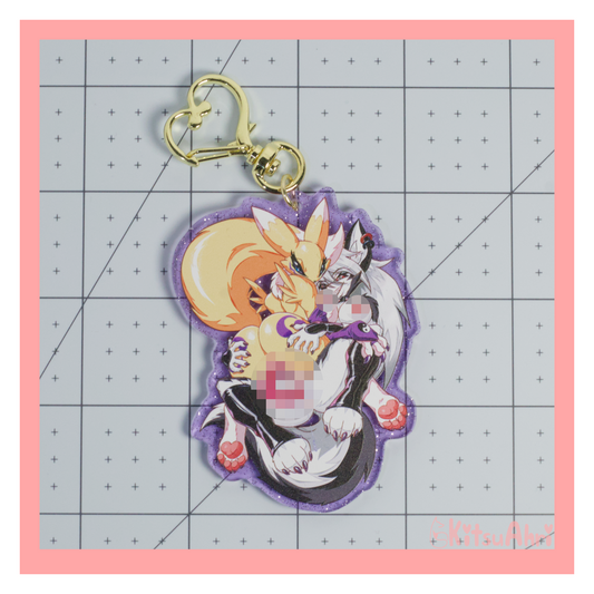 Double Ended Waifus Keychain
